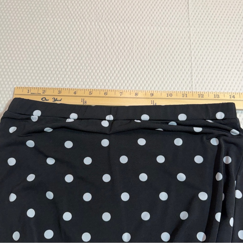 White House Black Market Strapless Dress S Polka Dot Y2K Coastal Cowgirl Mini - Picture 8 of 8